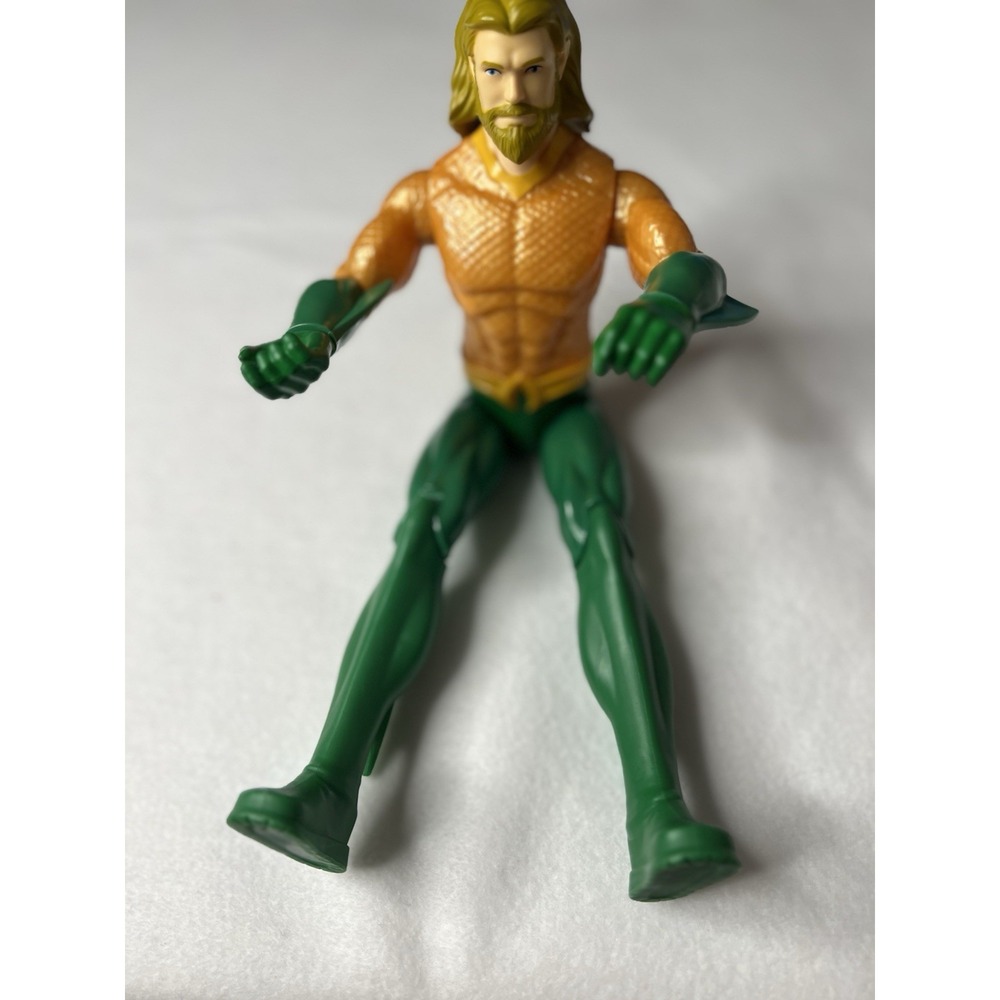 DC Comics Aquaman 12" Posable Action Figure Spin Master 2020 Orange Green